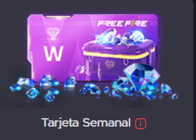 Tarjeta semanal